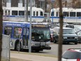 Edmonton transit warning riders to leave extra travel time to get to Rexall Place on April 7.
