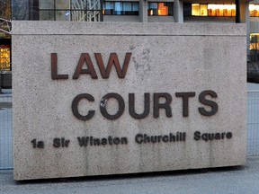 The Law Courts building in Edmonton.