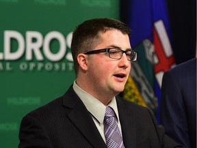 Wildrose democracy and accountability critic Nathan Cooper