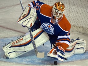 Edmonton Oilers goalie Cam Talbot.