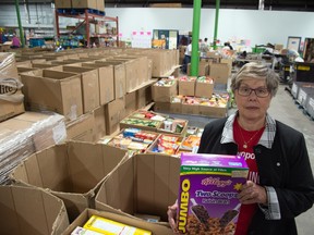 Marjorie Bencz, executive director of Edmonton's food bank, says the organization fell short of its fundraising target over the August long weekend during the Servus Heritage Festival.