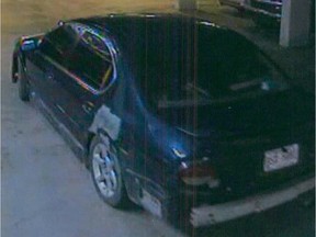 Edmonton police released images of this vehicle that may have been involved with break-and-enters in parkades in Edmonton since Feb. 24, 2016.