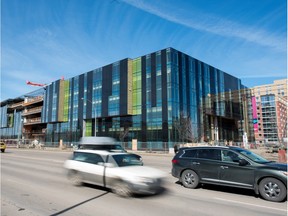 MacEwan University's Centre for Arts and Culture under construction on the university's main campus in Edmonton on Tuesday, March 29, 2016. Budgeted at $179M, the centre will include three theatre spaces, classrooms, a restaurant and exhibition space.