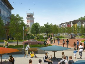 Conceptual images of the Blatchford Redevelopment of the City Centre Airport.