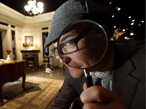 Telus World of Science President and CEO Alan Nursall poses for a photo during the media preview for the International Exhibition of Sherlock Holmes at the Telus World of Science, in Edmonton Alta. on Wednesday March 23, 2016.