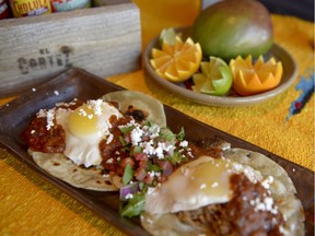 Huevos Rancheros is on the newly launched brunch menu at El Cortez.