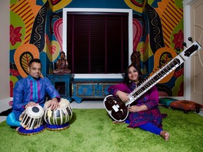 Edmonton tabla percussionist Ojas Joshi and sitar player Deepshikha Joshi (no relation) are a central part of the Raga Mala Society's Showcase concert Sunday, March 6, at the Royal Alberta Museum Theatre.