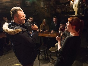 Simon Glassman and Carina Morton, hosts of the Empress Comedy Night, celebrate their second-year anniversary on Sunday, March 6, at the Empress Ale House.
