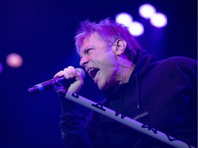 Bruce Dickinson and Iron Maiden perform at Rexall Place during The Book of Souls Tour 2016, in Edmonton on Friday, April 8, 2016.