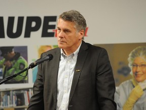 Alberta Union of Provincial Employees president Guy Smith in a Postmedia file photo.