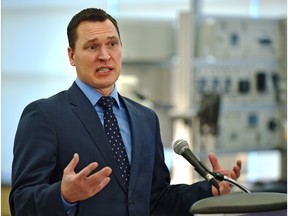 Minister of Economic Development and Trade Deron Bilous