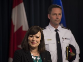Justice Minister Kathleen Ganley offers details about Bill 9, An Act to Modernize the Enforcement of Provincial Offences, on Wednesday, April 13, 2016.