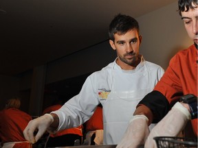 Chef Ryan Hotchkiss, seen here competing at Gold Medal Plates in 2012, is opening his own restaurant downtown.