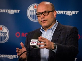 Edmonton Oilers' GM Peter Chiarelli