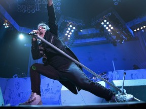 Front man Bruce Dickinson and Iron Maiden will bring their The Book Of Souls World Tour to Edmonton on Friday.