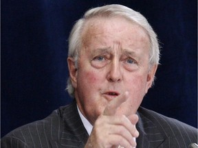 Former prime minister Brian Mulroney