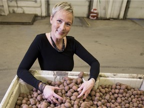 Angela Santiago, co-founder of the Little Potato Company, a growing Edmonton-based firm that is building a new American processing facility in Wisconsin.