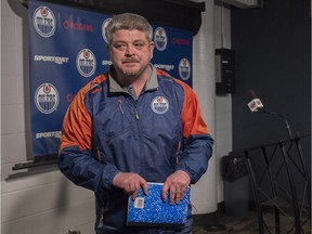 Edmonton Oilers coach Todd McLellan held a media availability one last time at Rexall Place.
