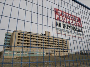 The derelict Charles Camsell site, an empty eyesore in Inglewood for 20 years.