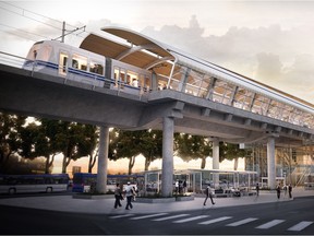 The Valley Line LRT will have an elevated station at Wagner.