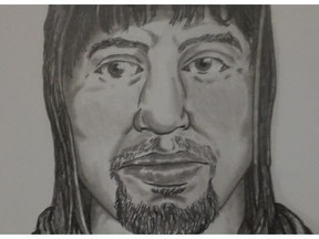 Edmonton police released a composite sketch Thursday of a suspect in a sexual assault in March.