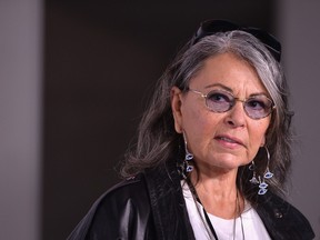Roseanne Barr attends The Paley Center For Media's 2014 PaleyFest Icon Award announcement at The Paley Center for Media in Beverly Hills, California.