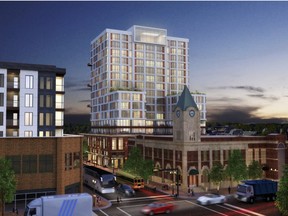 The Mezzo, a proposed 16-storey rental tower off Whyte Avenue.