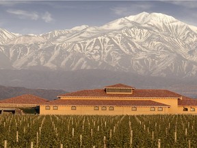 Finca Decero winery in Mendoza Argentina.