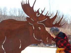 Conni Massing, one of eight playwrights participating in Workshop West's This is YEG initiative. She was "embedded" at the Edmonton Valley Zoo.