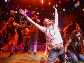 Michael Cox as Claude in the Mayfield production of Hair.