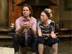 Derek Moran and  Liisa Repo-Martell in Other Desert Cities, at the Citadel Theatre.