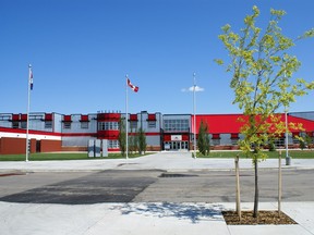 Lindsay Thurber Comprehensive High School in Red Deer was the target of a group of protesters, mostly from out of town, who demonstrated based on misinformation about an altercation between Syrian and non-Syrian students.