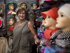 Cross Cancer Institute volunteer Edyth Florence poses for a photo in the Cross Cancer Institute's Gift Shop.