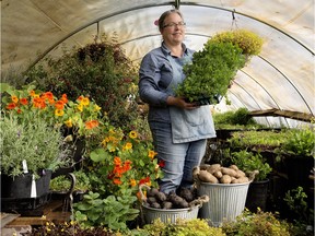 Farmer Tam Andersen of Prairie Gardens has forged a tight relationship with RGE RD to keep local food on the plate at the restaurant.