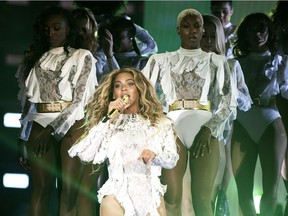 Beyonce performs during the Formation World Tour at Levi's Stadium on Monday, May 16, 2016, in Santa Clara, Calif.