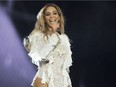Beyonce performs during the Formation World Tour at Commonwealth Stadium on Friday, May 20, 2016, in Edmonton.
