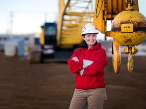 Megan Malloy is a role model for other women looking to enter the skilled trades. Women make up less than three per cent of all apprenticeships in construction and industry trades.