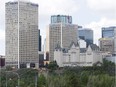 The city skyline, in Edmonton Alta. on Tuesday May 10, 2016. Photo by David Bloom ... Stock photo STK skyline