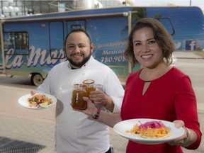 Victor Hugo and Larissa Martinez are running La Mar Land and Sea, a new food truck in Edmonton.