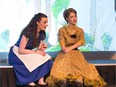 Megan Beaupre and Brittany Blommaert in the J. Percy Page production of Into the Woods.