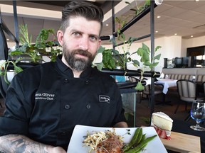 Chef Jason Oliver of Farm to Fork Eatery has put together a meal that's 90 per cent local for upcoming fundraiser.