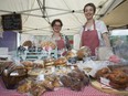 Calico Baking owners Zinovia Hardy, left, and Laurel Ferster are creating a baking brand based on high-quality local ingredients and big flavour.