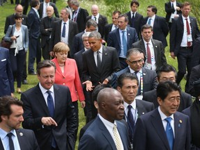 When G7 leaders such as German Chancellor Angela Merkel and U.S. President Barack Obama (pictured in a June 8, 2015 photo) meet on May 26-27 in Japan, a group of health advocates believe they should add the phase out of coal-fired power plans to the meeting's health agenda.