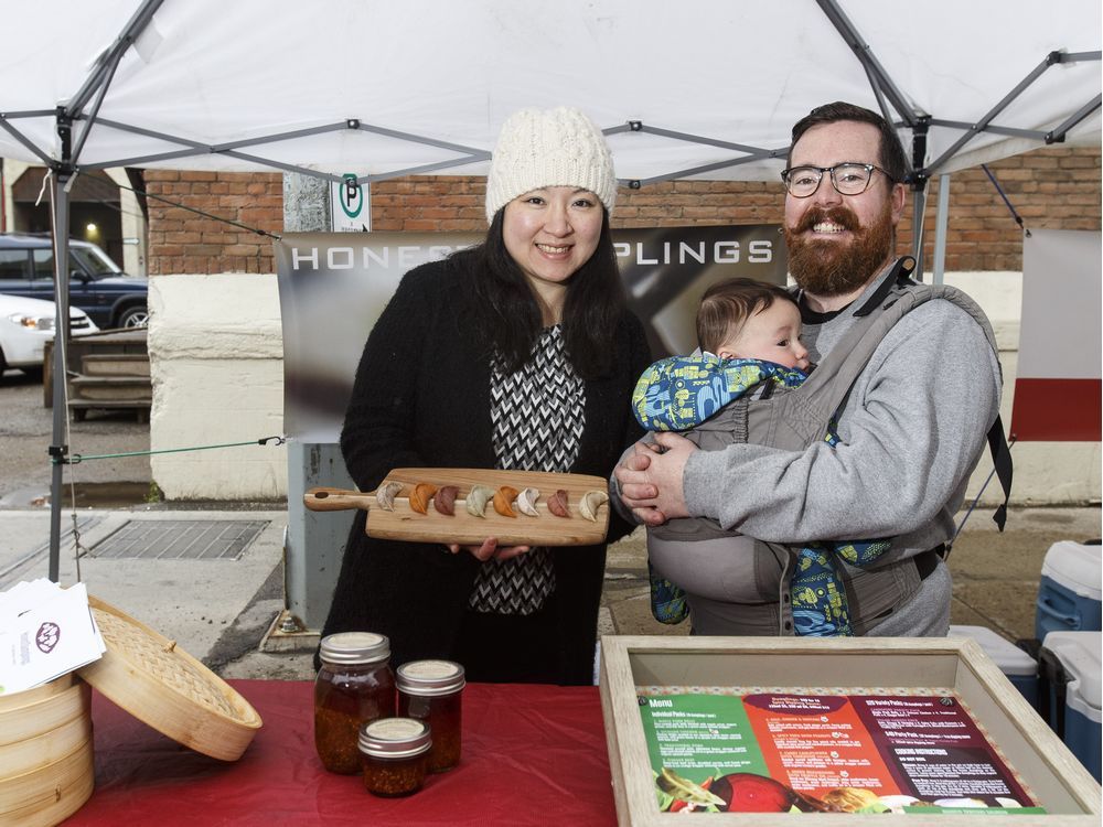Edmonton duo brings tasty Chineseinspired dumplings to local farmers