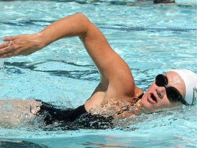 Swimming can be a great workout, although eventually you should add weight-bearing exercises to your routine.