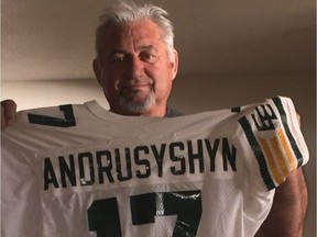 Zenon Andrusyshyn, a punter who played two regular season games for the 1982 Eskimos, wants a Grey Cup ring.