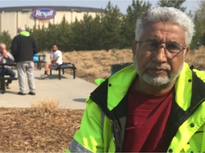 Haji Choudhry, 52, was evacuated by bus from the Thickwood area of Fort McMurray to the Edmonton Expo Centre. He came with little but the clothes on his back, and is concerned about making ends meet for both himself and his family in Pakistan.