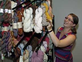 Anna Davidson, co-founder of the Alberta Yarn Project and Made Local Society, is part of a new, non-profit craft shop featuring handmade crafts by Edmonton artisans.