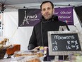 Arnaud Valade of Arno's Fine French Pastry has a new booth this season at the City Market and the Callingwood Market.