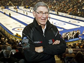 Canadian Curling Association director Warren Hansen poses during the afternoon draw during the 2013 Tim Hortons Brier at Rexall Place in Edmonton, Alta., on Thursday, March 7, 2013. Codie McLachlan/Edmonton Sun/QMI Agency